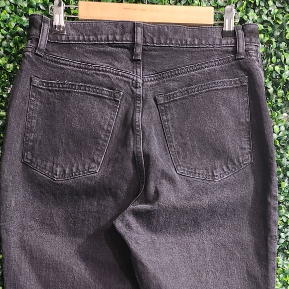 Vtg Abercrombie & Fitch Women's High Rise BlackFlare Wide Leg Jean Size 29/8 - Picture 4 of 6